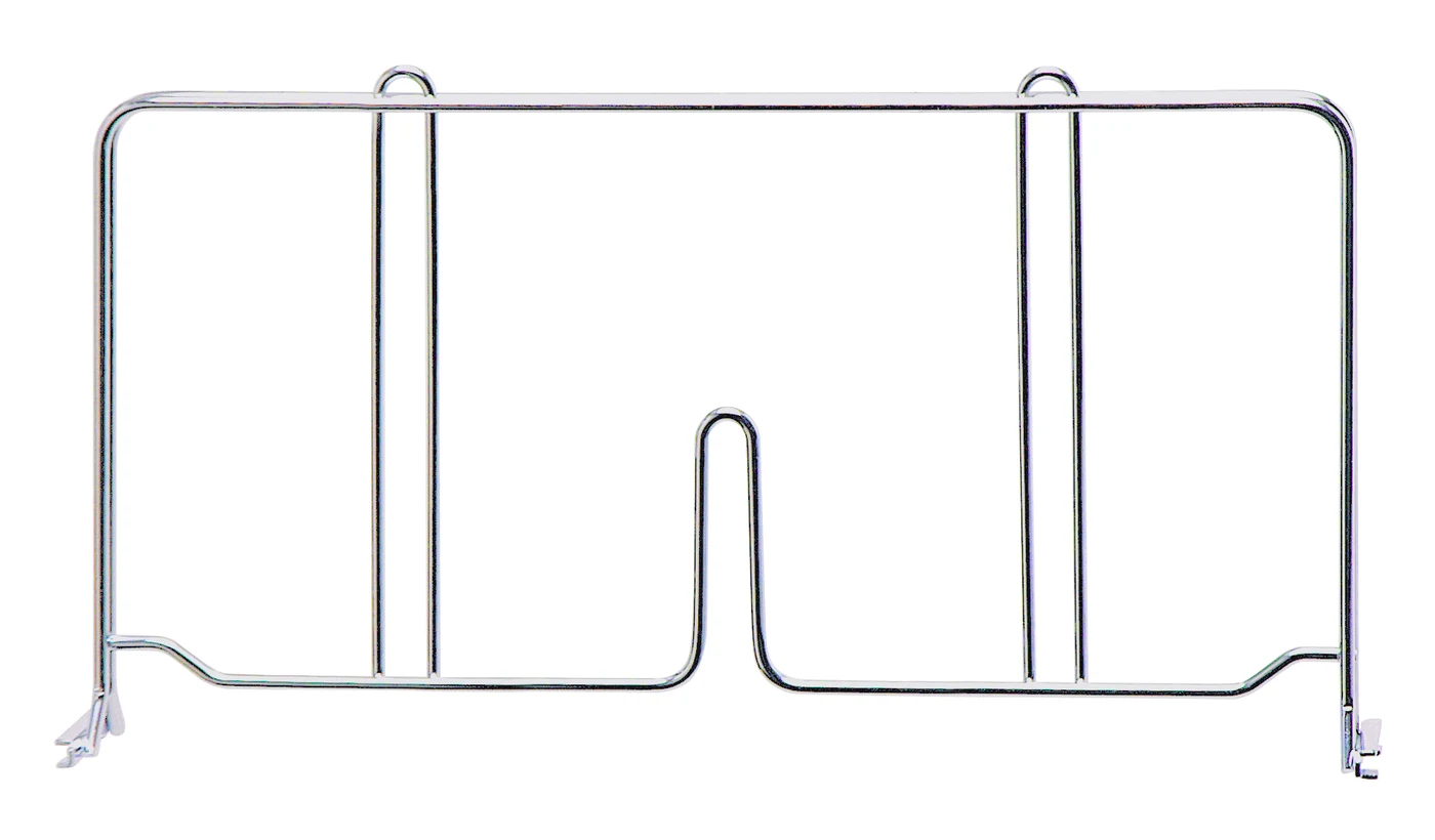 Quantum DIV14 Wire Shelf Divider, 14"D x 8"H, Chrome