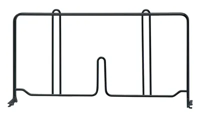 Quantum DIV14BK Wire Shelf Divider, 14"D x 8"H, Black