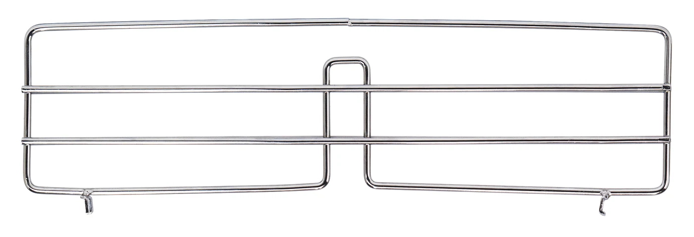 Quantum DIV18SL Slanted Wire Shelf Divider, 18"D x 4"H, Chrome