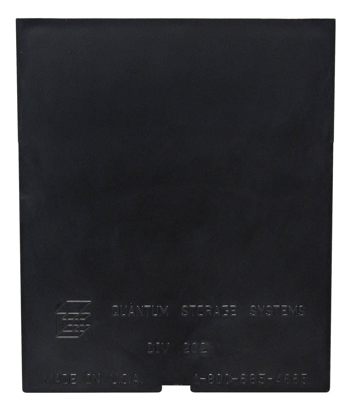 Quantum DIV202 Drawer Divider for Use with IDR202, Black, Pack of 25