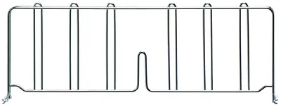 Quantum DIV21 Wire Shelf Divider, 21"D x 8"H, Chrome