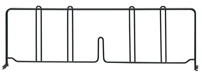 Quantum DIV21BK Wire Shelf Divider, 21"D x 8"H, Black