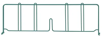 Quantum DIV21P Wire Shelf Divider, 21"D x 8"H, Green