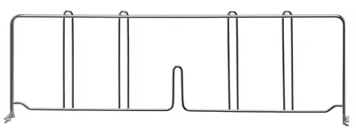 Quantum DIV21S Wire Shelf Divider, 21"D x 8"H, Stainless