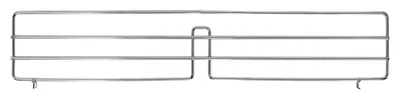 Quantum DIV24SL Slanted Wire Shelf Divider, 24"D x 4"H, Chrome
