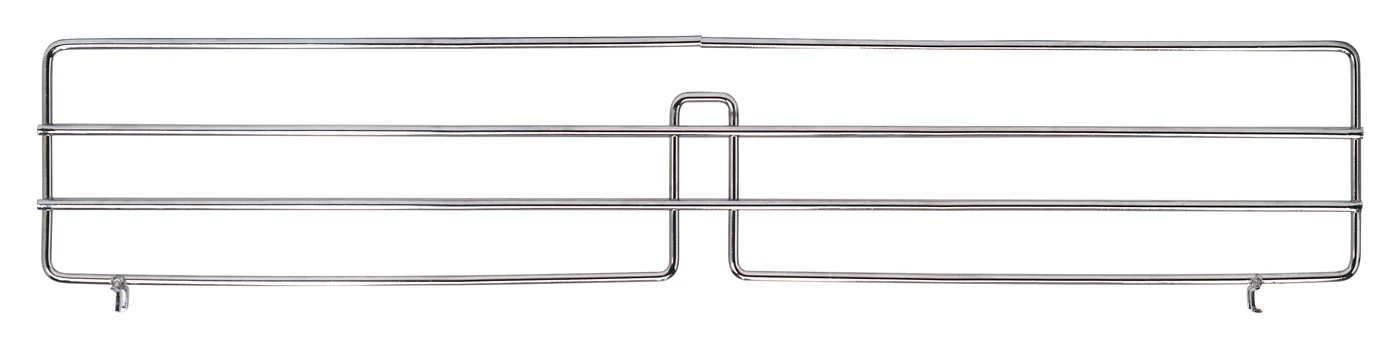Quantum DIV24SL Slanted Wire Shelf Divider, 24"D x 4"H, Chrome