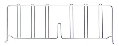 Quantum DIV24 Wire Shelf Divider, 24"D x 8"H, Chrome