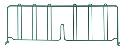 Quantum DIV24P Wire Shelf Divider, 24"D x 8"H, Green