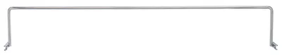 Quantum DIV24X3SW Wire Shelf Divider, 24"D x 3.61"H, Chrome