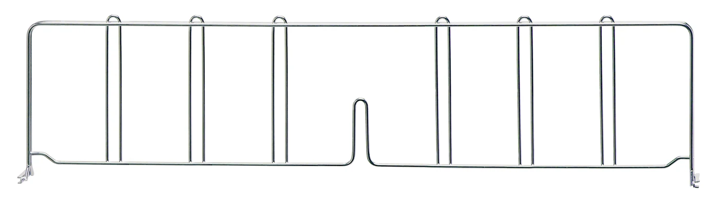 Quantum DIV30 Wire Shelf Divider, 30"D x 8"H, Chrome