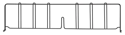 Quantum DIV30BK Wire Shelf Divider, 30"D x 8"H, Black