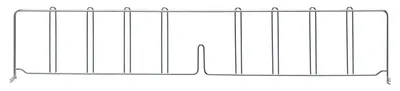 Quantum DIV36 Wire Shelf Divider, 36"D x 8"H, Chrome