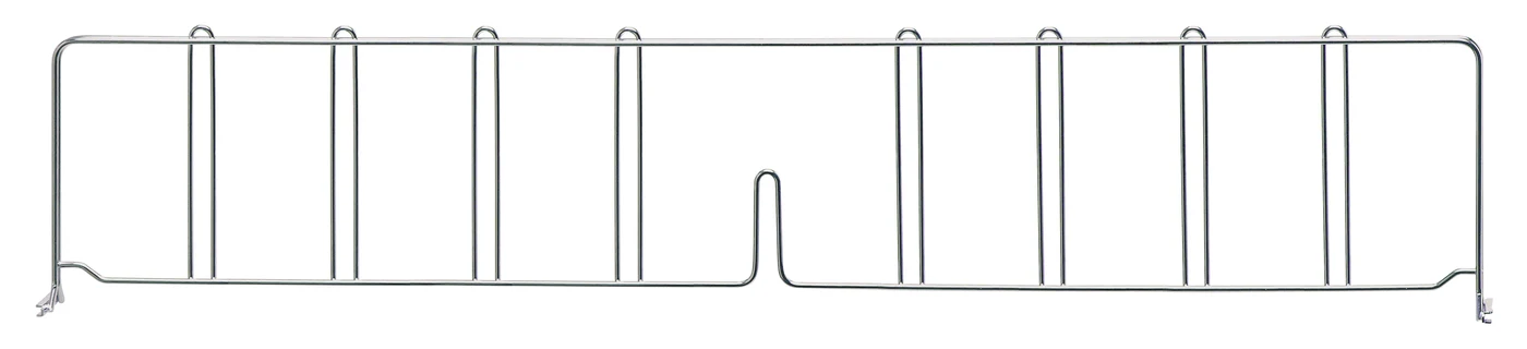 Quantum DIV36 Wire Shelf Divider, 36"D x 8"H, Chrome