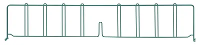 Quantum DIV36P Wire Shelf Divider, 36"D x 8"H, Green