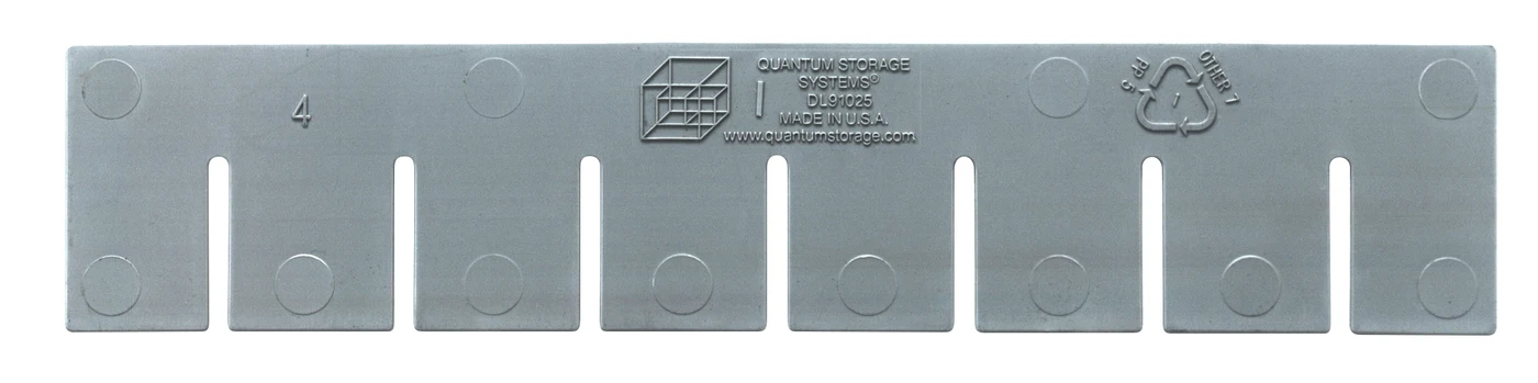 Quantum DL91025 Long Divider for Use with DG91025, Gray, Pack of 6