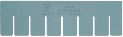 Quantum DL91035 Long Divider for Use with DG91035, Gray, Pack of 6