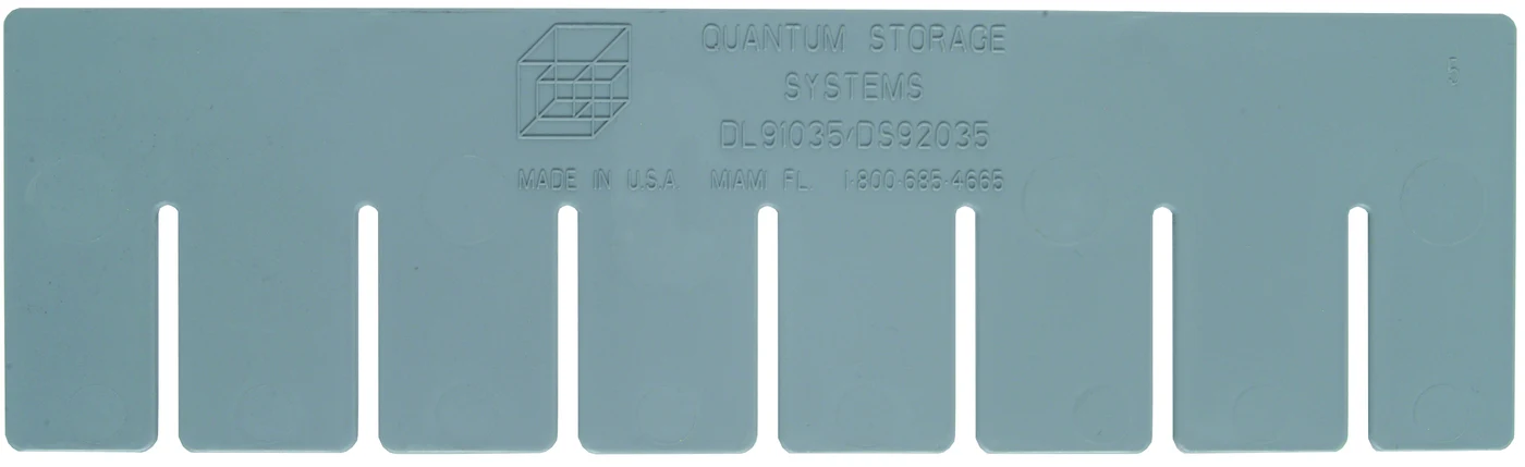 Quantum DL91035 Long Divider for Use with DG91035, Gray, Pack of 6
