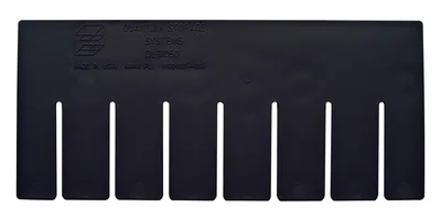 Quantum DL91050CO Conductive Long Divider, Black, Pack of 6