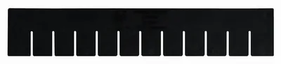 Quantum DL92050CO Conductive Long Divider, Black, Pack of 6