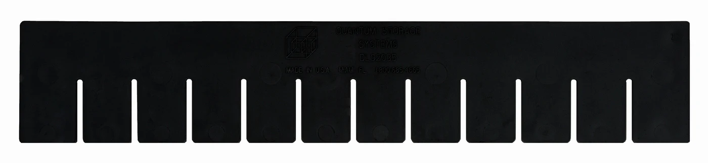 Quantum DL92050CO Conductive Long Divider, Black, Pack of 6