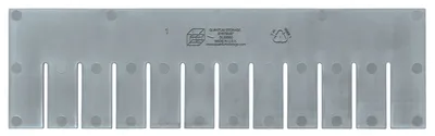 Quantum DL92050 Long Divider for Use with DG92050, Gray, Pack of 6