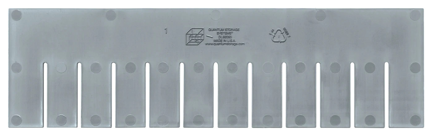 Quantum DL92050 Long Divider for Use with DG92050, Gray, Pack of 6