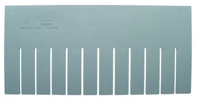 Quantum DL92080 Long Divider for Use with DG92080, Gray, Pack of 6