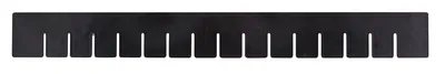 Quantum DL93030CO Conductive Long Divider, Black, Pack of 6