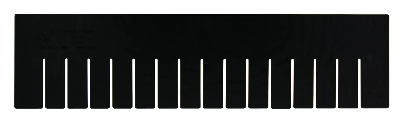Quantum DL93060CO Conductive Long Divider, Black, Pack of 6