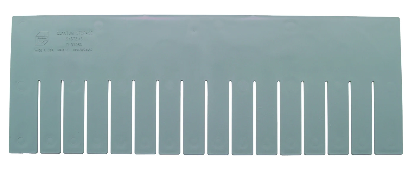 Quantum DL93080 Long Divider for Use with DG93080, Gray, Pack of 6