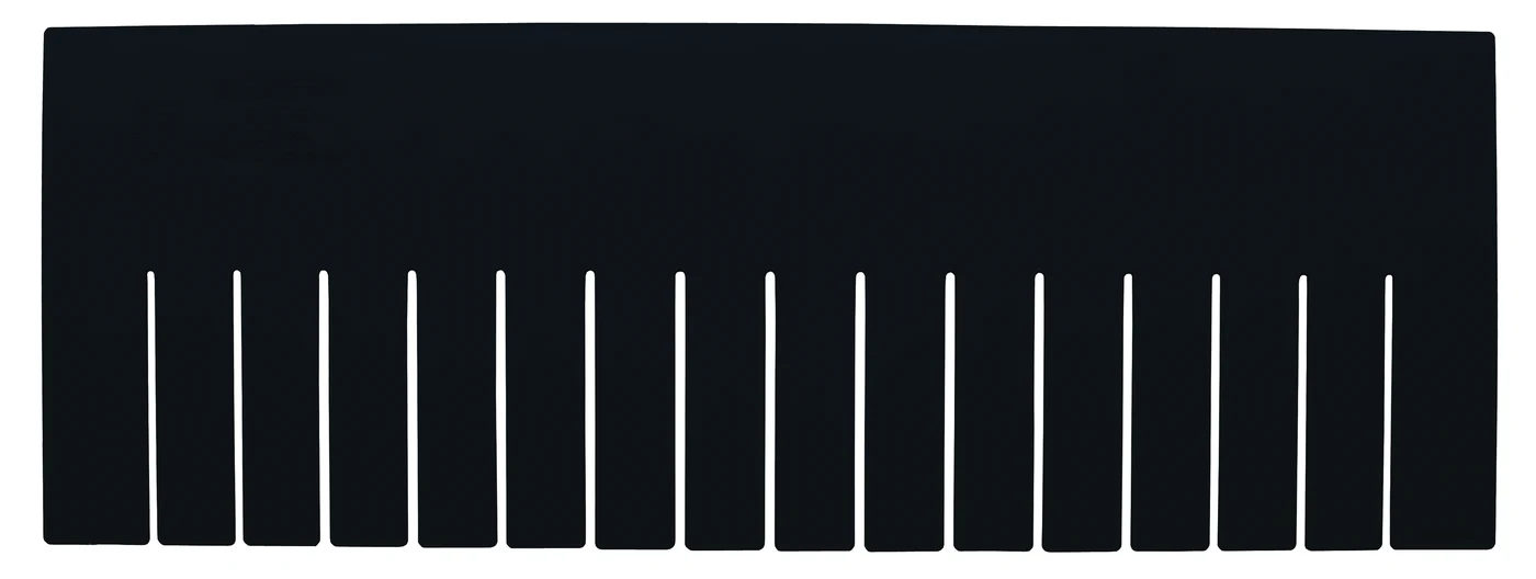 Quantum DL93080CO Conductive Long Divider, Black, Pack of 6