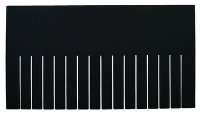 Quantum DL93120CO Conductive Long Divider, Black, Pack of 6