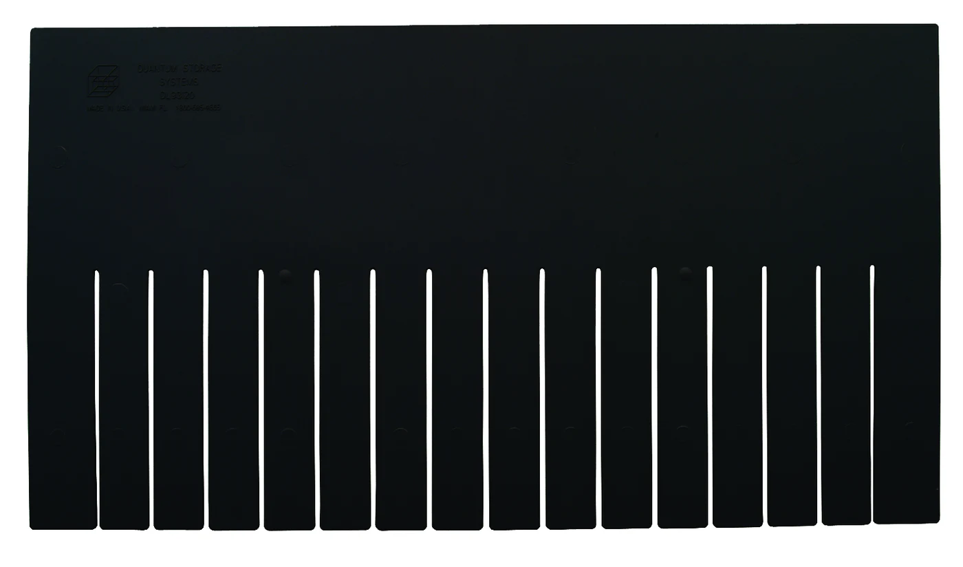 Quantum DL93120CO Conductive Long Divider, Black, Pack of 6