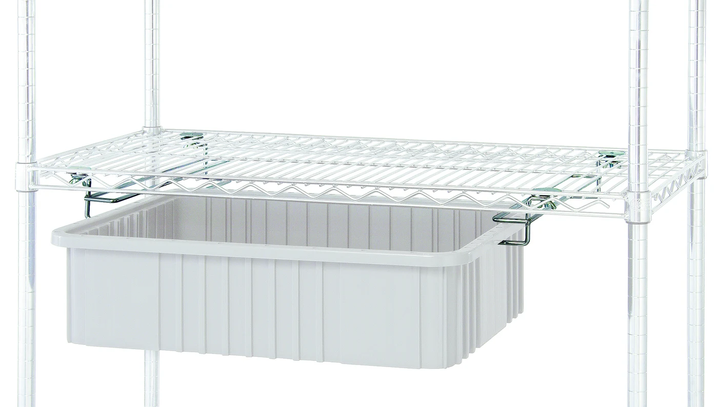 Quantum DS18-24 Single Bin Drawer Slide, Chrome