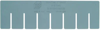 Quantum DS92050 Short Divider for Use with DG92050, Gray, Pack of 6