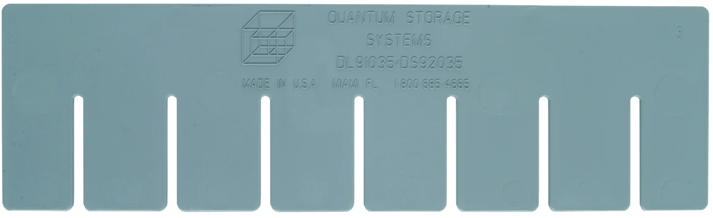 Quantum DS92050 Short Divider for Use with DG92050, Gray, Pack of 6
