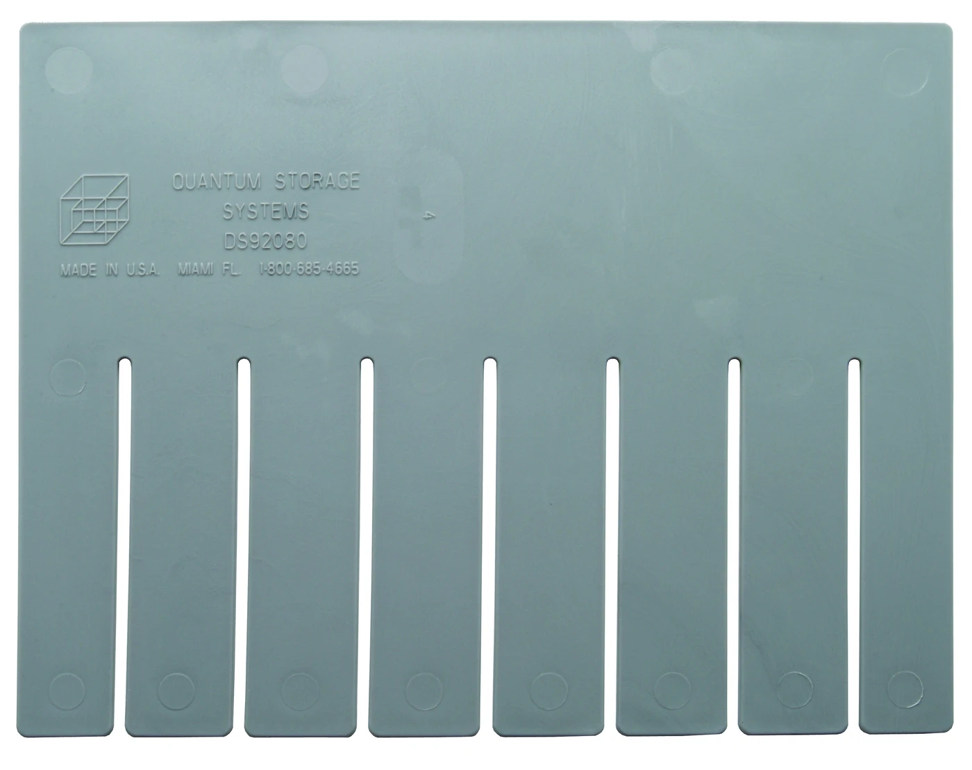 Quantum DS92080 Short Divider for Use with DG92080, Gray, Pack of 6