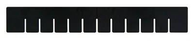 Quantum DS93030CO Conductive Short Divider, Black, Pack of 6