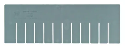 Quantum DS93060 Short Divider for Use with DG93060, Gray, Pack of 6