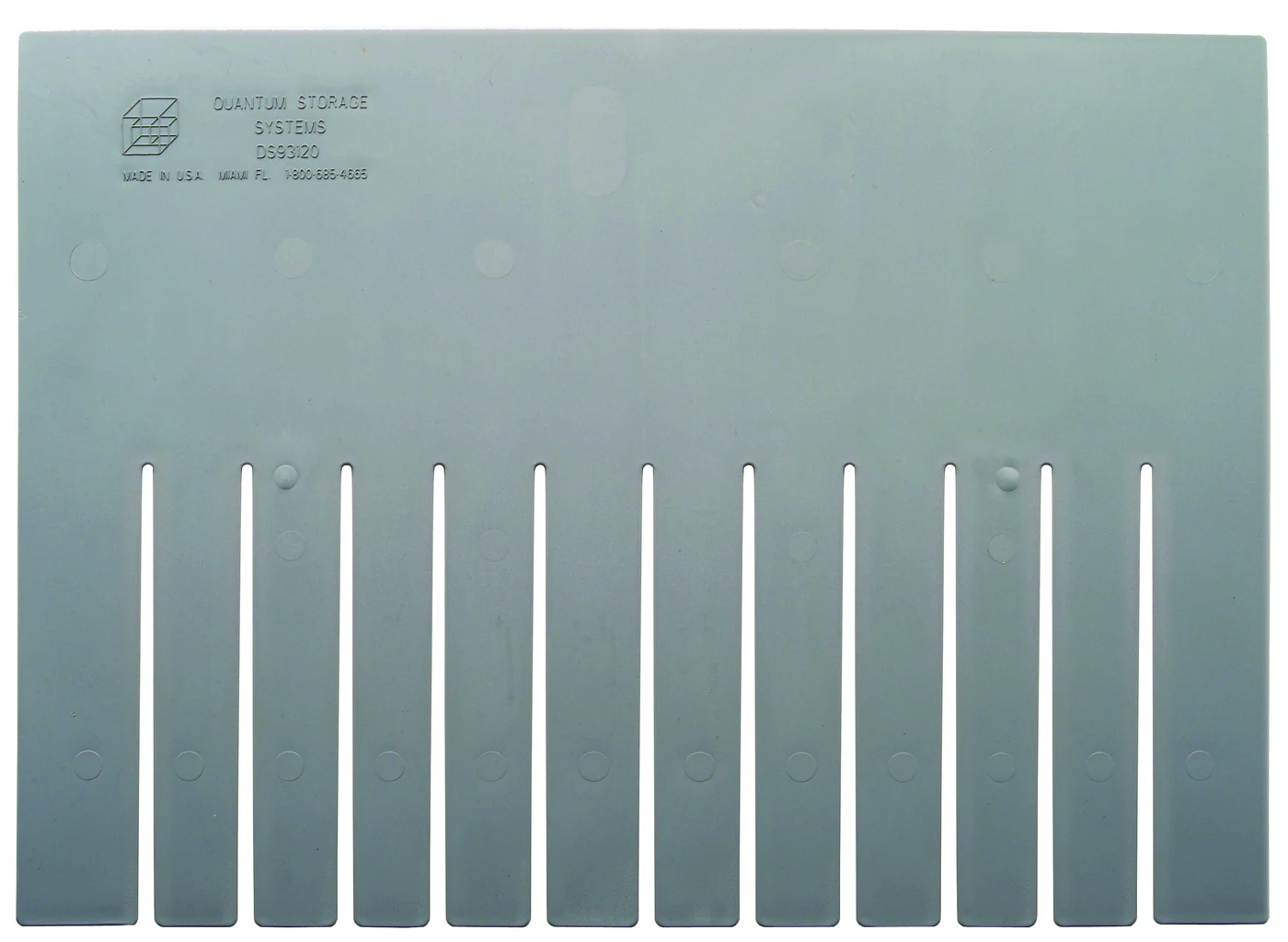 Quantum DS93120 Short Divider for Use with DG93120, Gray, Pack of 6
