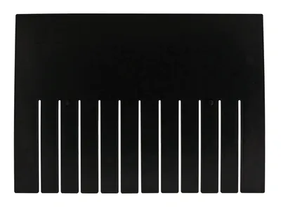 Quantum DS93120CO Conductive Short Divider, Black, Pack of 6