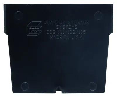 Quantum DSB103 Bin Divider for Bin QSB103, Black, Pack of 50