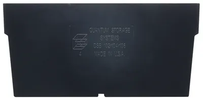 Quantum DSB104 Bin Divider for Bin QSB104, Black, Pack of 50