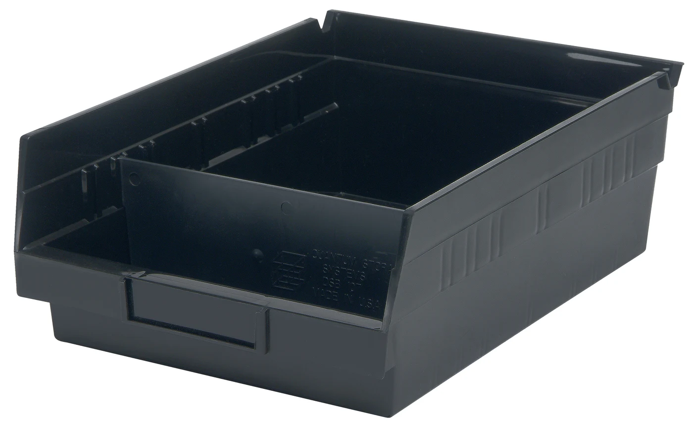 Quantum DSB110CO Conductive Bin Divider, Black, Pack of 50