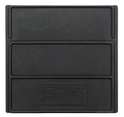 Quantum DSS401 Bin Divider for Use with SSB441 and SSB461, Black, Pack of 6