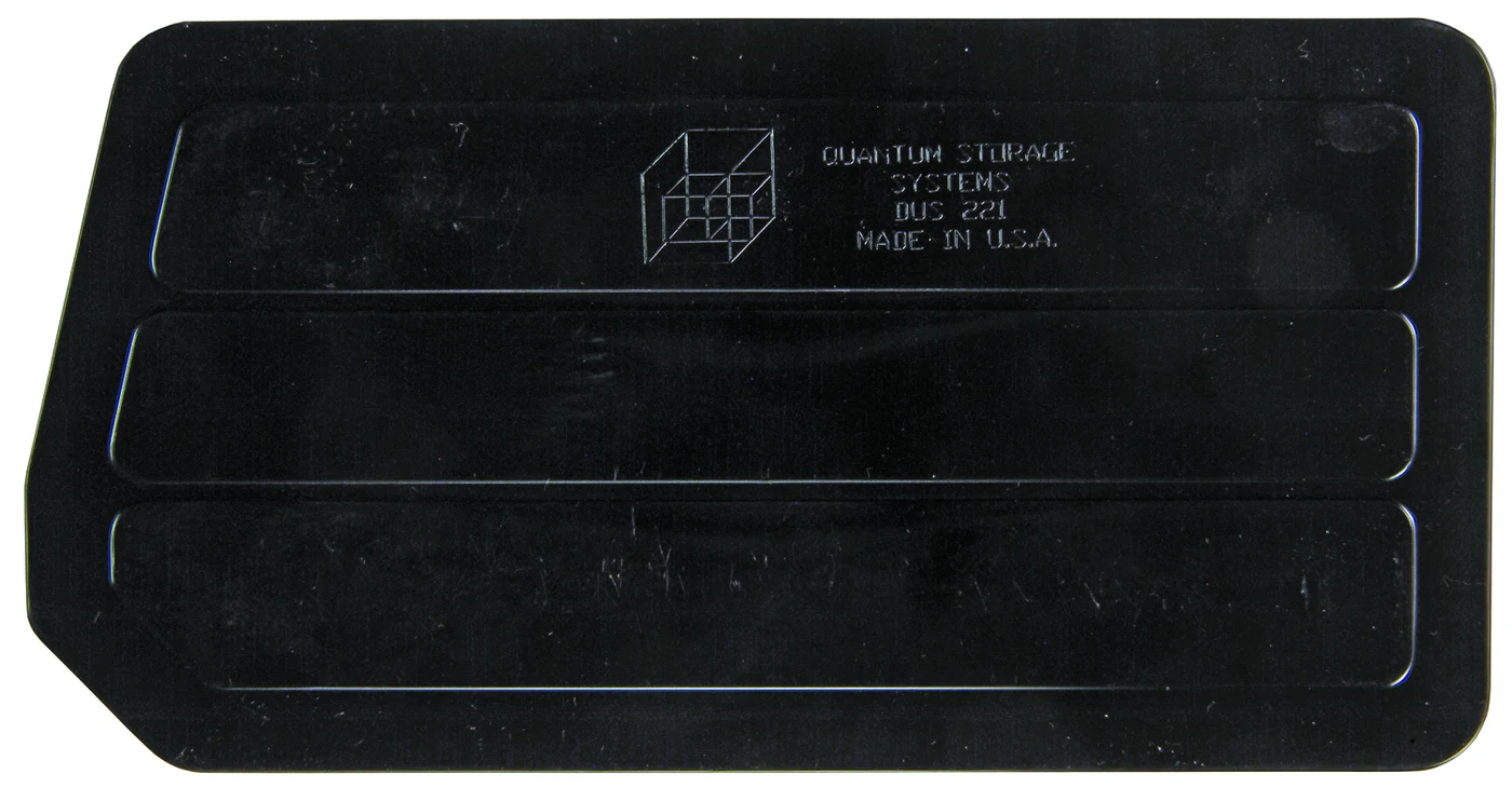 Quantum DUS221 Bin Divider for Bin QUS221, Black, Pack of 6
