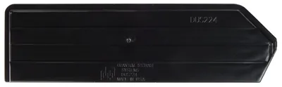 Quantum DUS224 Bin Divider for Bin QUS224, Black, Pack of 6