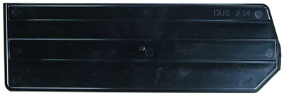 Quantum DUS234 Bin Divider for Bin QUS234, Black, Pack of 6