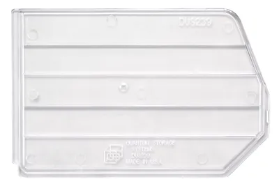 Quantum DUS239CL Clear Bin Divider, Pack of 6