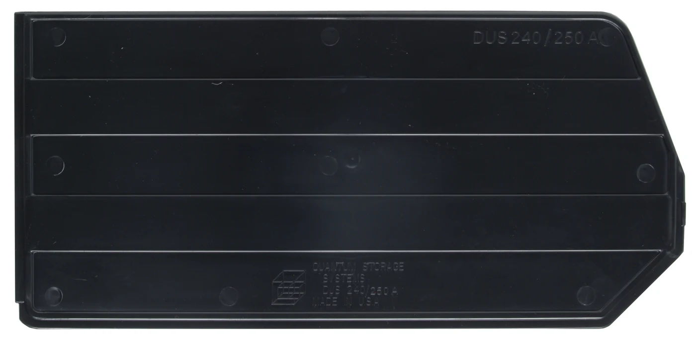 Quantum DUS240CO Conductive Bin Divider, Black, Pack of 6